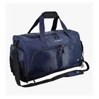 Focusgear Large Navy Blue Gym Bag Shoe Compartment Wet Pocket Bottle Holder Pre-owned. Price: $25.00.