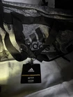 Adidas Defender Iv Medium Duffel Bag 39L Gray/black Zip Closure New. Price: $45.00.