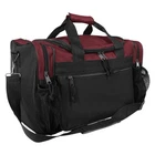 Dalix 17" Duffle Bag Front Mesh Pockets In Maroon New. Price: $28.38.