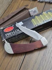 1983 Case Xx Pro-lock Ii Lockback Folding Knife Wood Handles New Grind Blades. Price: $150.00.