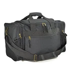 Medium Black Polyester Duffel Bag With Mesh Pockets And Shoulder Strap 17X9X9 New. Price: $28.09.