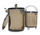New King Kooker 30 Quart Stainless Steel Turkey Skewer Pot Set With Basket. Price: $140.84.