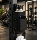 Magnetic Gym Water Bottle Bag Non Slip Sling Portable New. Price: $11.99.