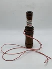 Faulks H-100 Champion Honker Call Vintage Wood Labeled With Lanyard Used. Price: $40.00.