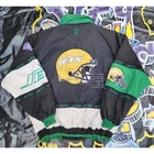 Rare!!! Vintage 1990S New York Jets Pro Player Tape Big Helmet Jacket Xl Used. Price: $279.00.