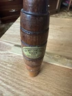 Vintage Yentzen Duck Call Double Reed Walnut Wood Sure Shot Groves Texas Classic Used. Price: $88.00.