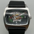 Lucky By Dingbats Rebel Mens Watch 41MM Skull Guitar Leather LK11673 New Battery Pre-owned. Price: $35.99.