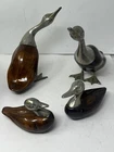 Firenze Duck Metal Head Set / 4 Made Italy Decor Cabin Woods Cottage Used. Price: $69.44.