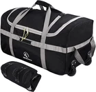 Large Foldable Duffle Bag With Wheels - 85L/120L/140L Travel Companion New. Price: $88.99.