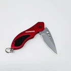 Munkees Folding Pocket Keychain Knife. Red Black Used. Price: $15.95.