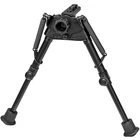 Harris S-BR2-MLOK Bipod, Spring Loaded Self-leveling Legs, Extends From 6" To 9" New. Price: $141.99.