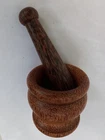 Wooden Pestle And Mortar Set Small Spice Herbs Pill Crusher Garlic Grind New. Price: $26.10.