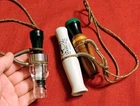 Duck & Goose Call 3PC Lot Neck Lanyards, Gardner Woods Green Head Working Vg Used. Price: $62.00.