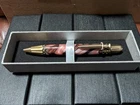 Penn State Industry, Knight Kit Acrylic Rose Pink With Black Swirl Twist New. Price: $35.00.