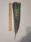 Hand Painted Wild Turkey Feather Deer Elk Moose Folk Art By Bill Scheide New. Price: $50.00.
