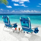 Gymax 2-PACK Folding Backpack Beach Chair Table Set 5-POSITION Outdoor New. Price: $113.23.