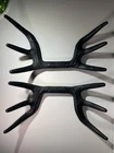 Black Rack By Illusion Systems Rattling Antlers Buck Deer Call Set Of 2 Plastic Used. Price: $24.00.