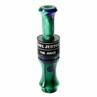 Duel The Judge Duck Call Swirl Acrylic- Deep Sea New Purple & Green. Price: $80.00.
