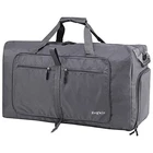 Woogwin Travel Duffel Bag Large Foldable Waterproof Overnight 100L- Gray New. Price: $32.58.