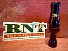 Rnt Rich Tone Old Style Acrylic Single Reed Mallard Hen Duck Call--black Used. Price: $114.99.