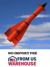 Mad Cow Rocketry 1.6" Mini Jay Hawk AQM-37A Kit 29MM Model New. Price: $51.50.