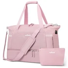 Gym Bag With Usb Charging Port Shoe Compartment Wet Pocket Pink Etronik New. Price: $43.16.