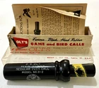 P.s. Olt Pekin Illinois Regular Duck Call Model No. D-2 Keyhole With Box Manual Used. Price: $196.87.
